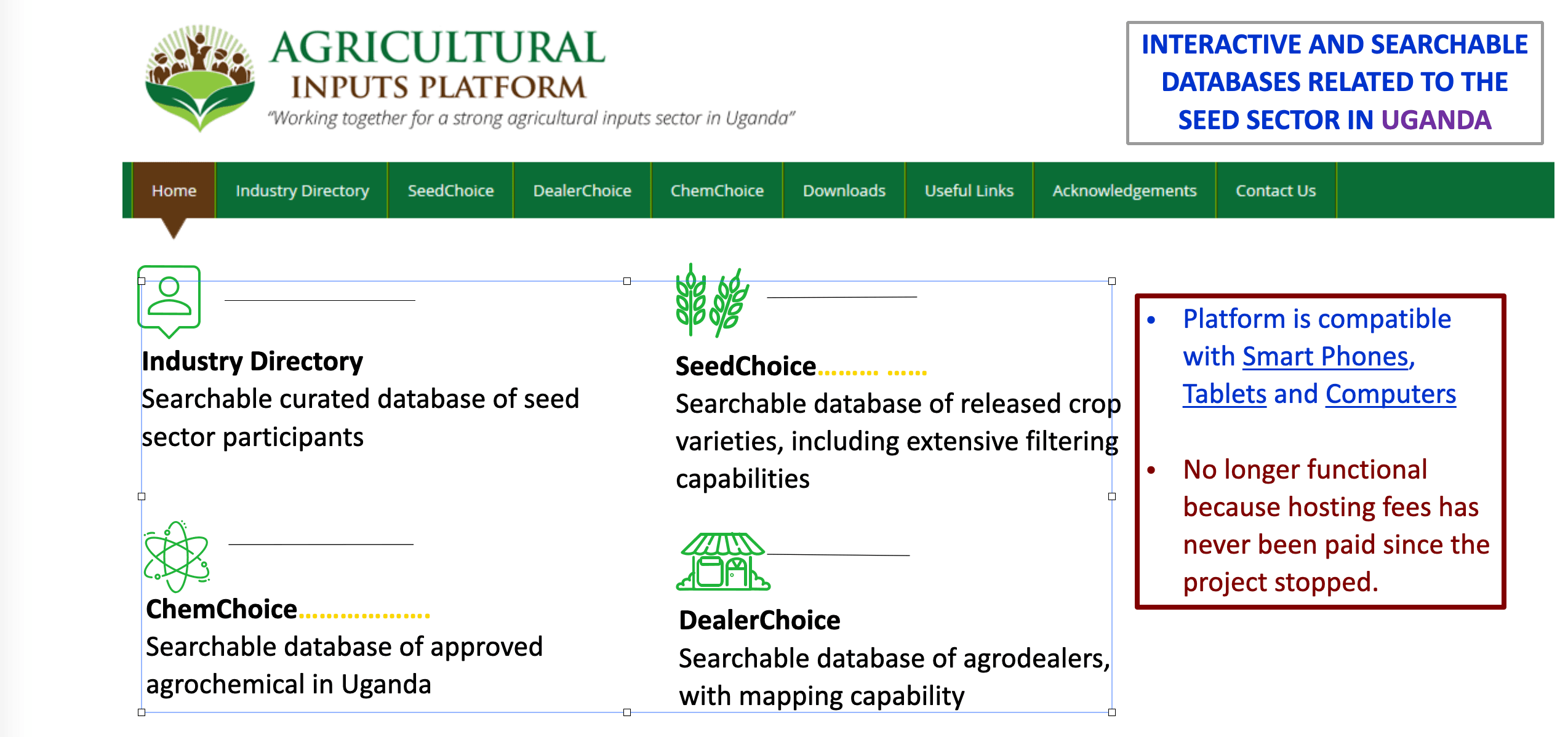 Agricultural Inputs Platform Uganda